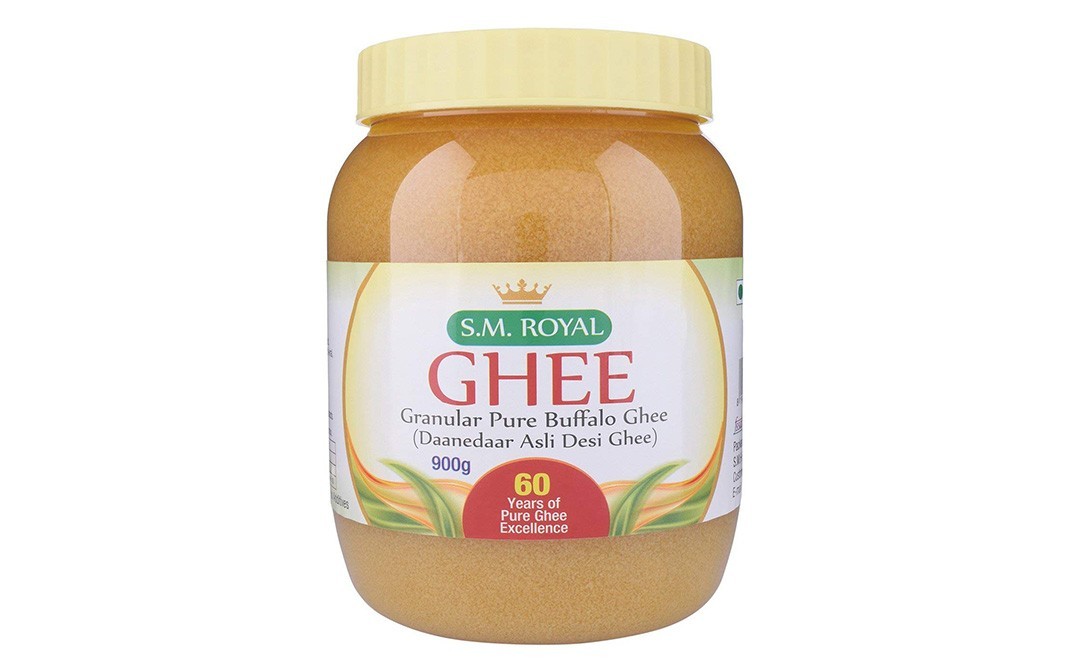 S.M. Royal Ghee Granular Pure Buffalo Ghee   Jar  900 grams